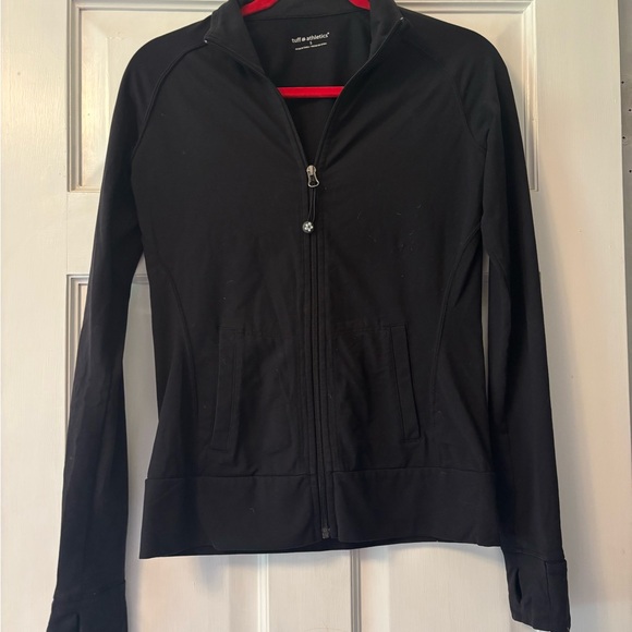 Tuff Athletics Black Fitted Zip-Up Jacket - Picture 1 of 7
